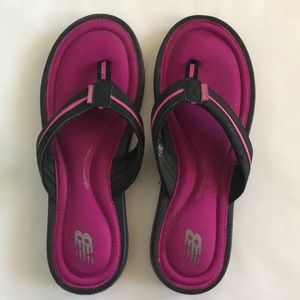 new balance memory foam flip flops